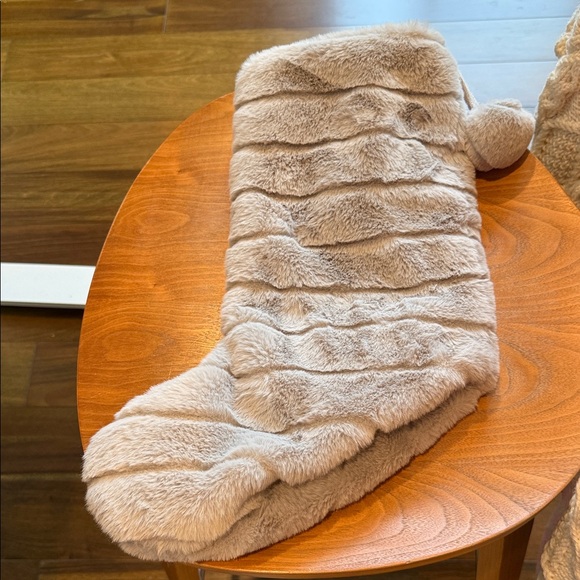 Ugg Christmas Stocking with Pom Poms - Picture 2 of 4